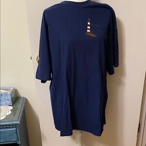 Navy blue T-shirt, XXL  graphic souvenir CHINCOTEAGUE Shirt #5